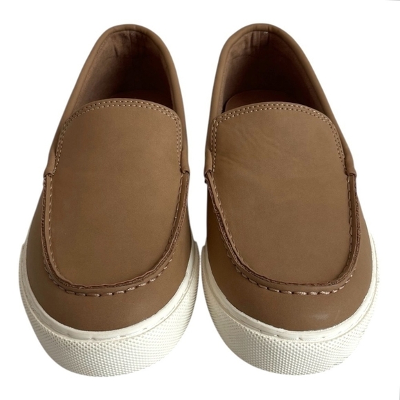 Goodfellow & Co Men’s Tan Leather Casual Loafers Slip-On Shoes Size 7  NWOB - Picture 2 of 8